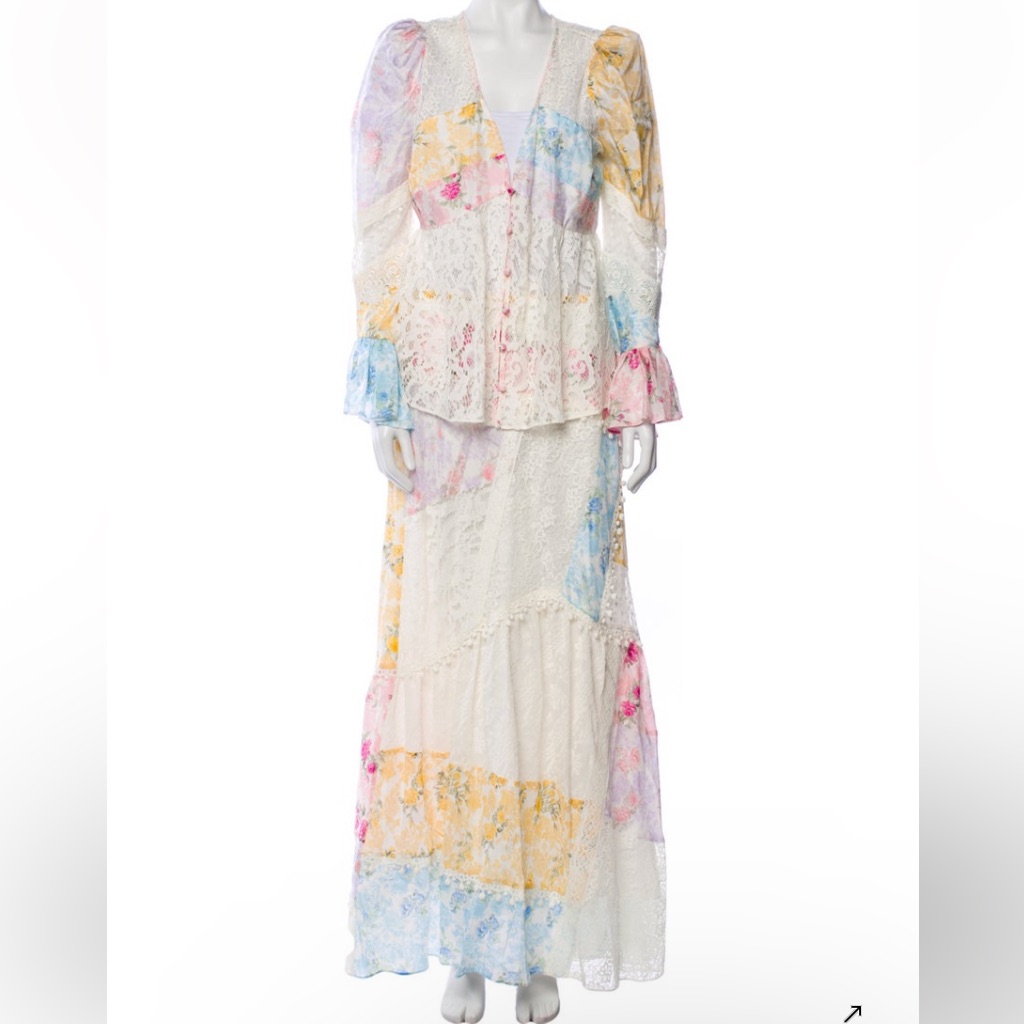 Loveshackfancy Set (Skirt And Blouse)